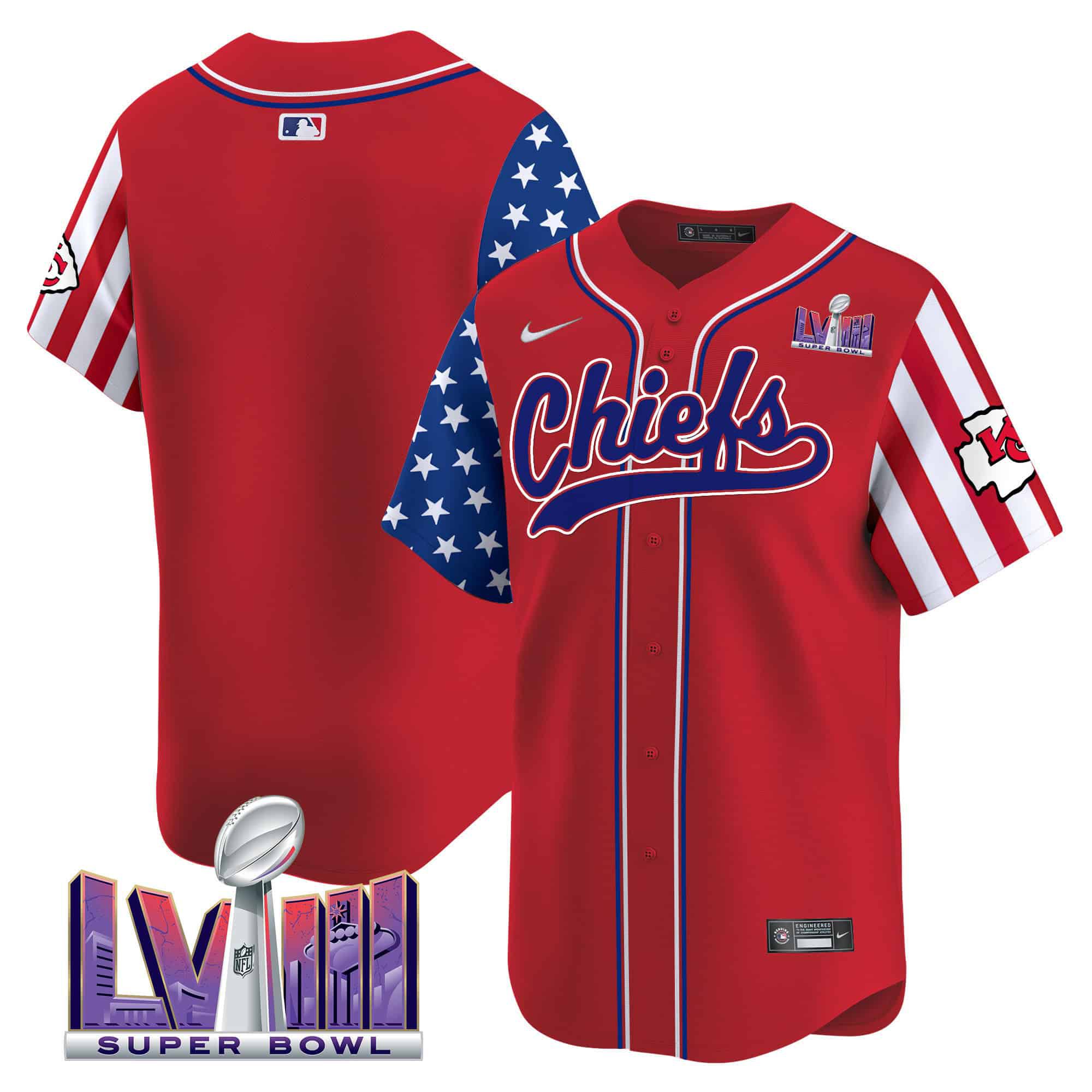 Men Kansas City Chiefs Blank Red 2024 Nike Independence Day Vapor Premier Limited NFL Jersey->indianapolis colts->NFL Jersey